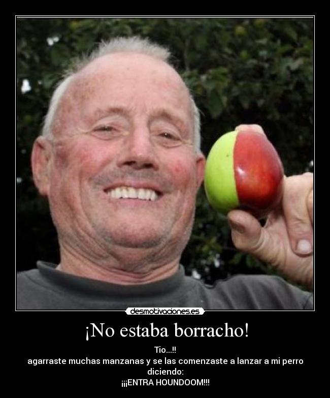 ¡No estaba borracho! -