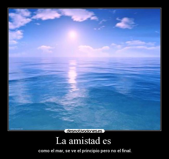 La amistad es  - 