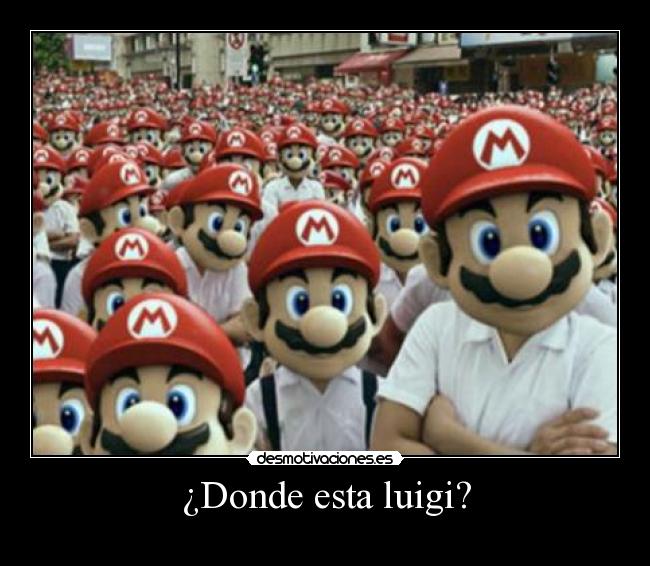 ¿Donde esta luigi? -