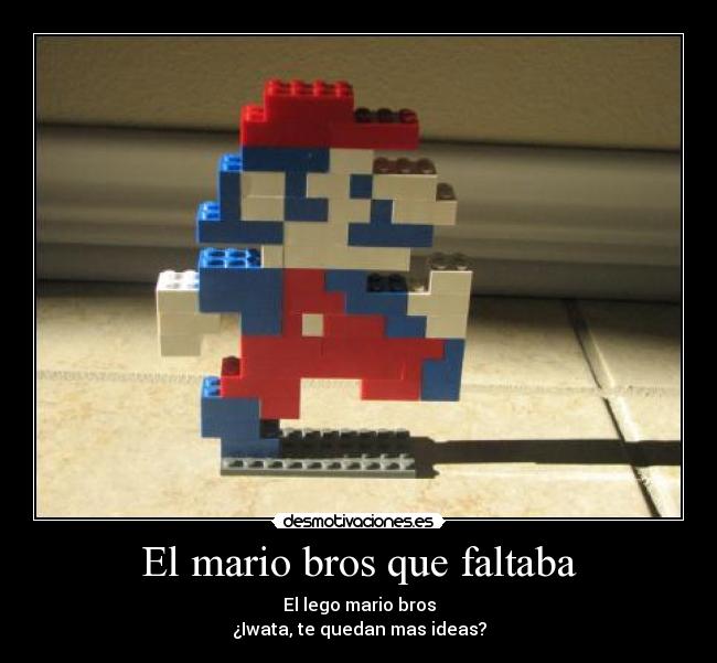carteles mariobrosmario broslegolego mariolego mario bros desmotivaciones