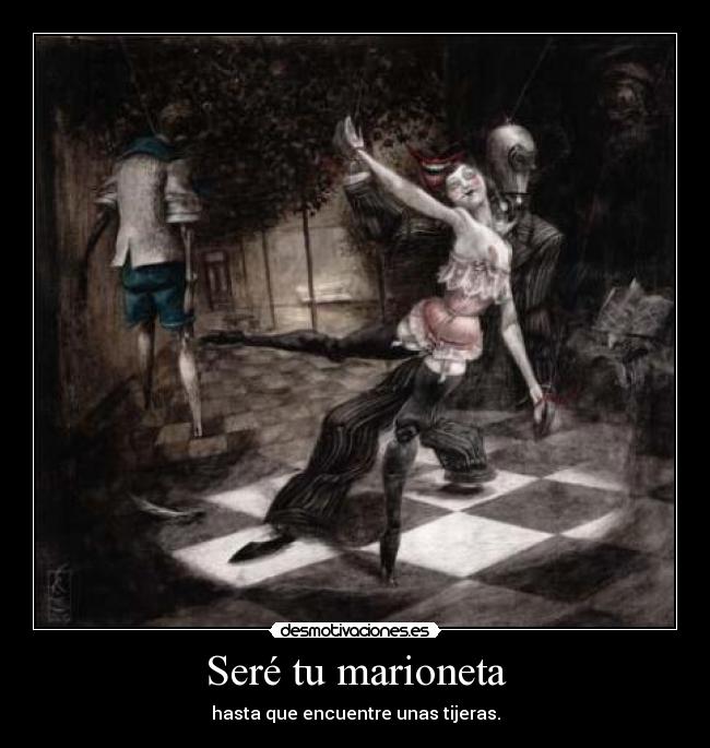 carteles marioneta desmotivaciones
