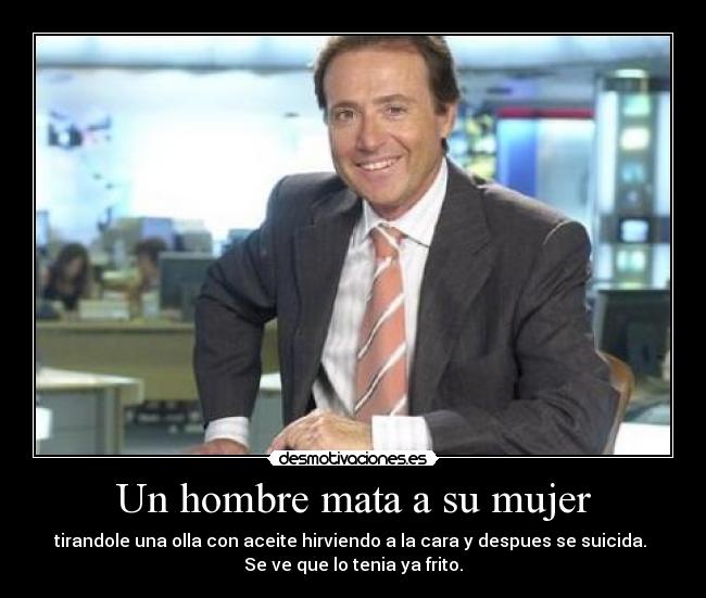 Un hombre mata a su mujer - 