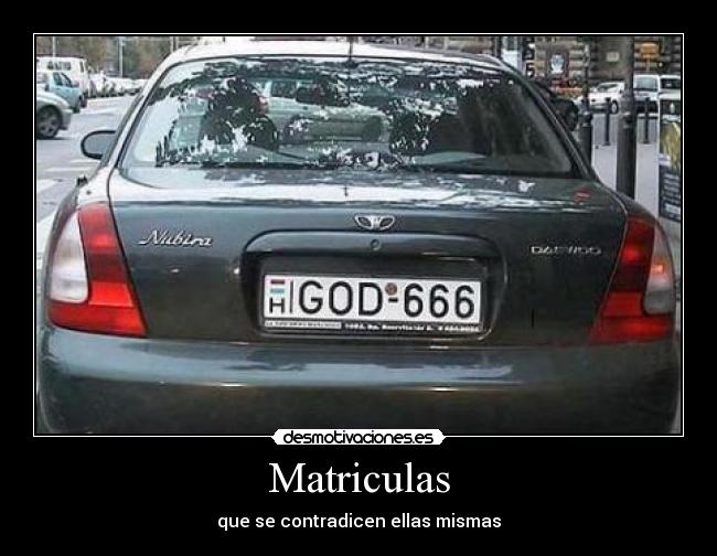 Matriculas -