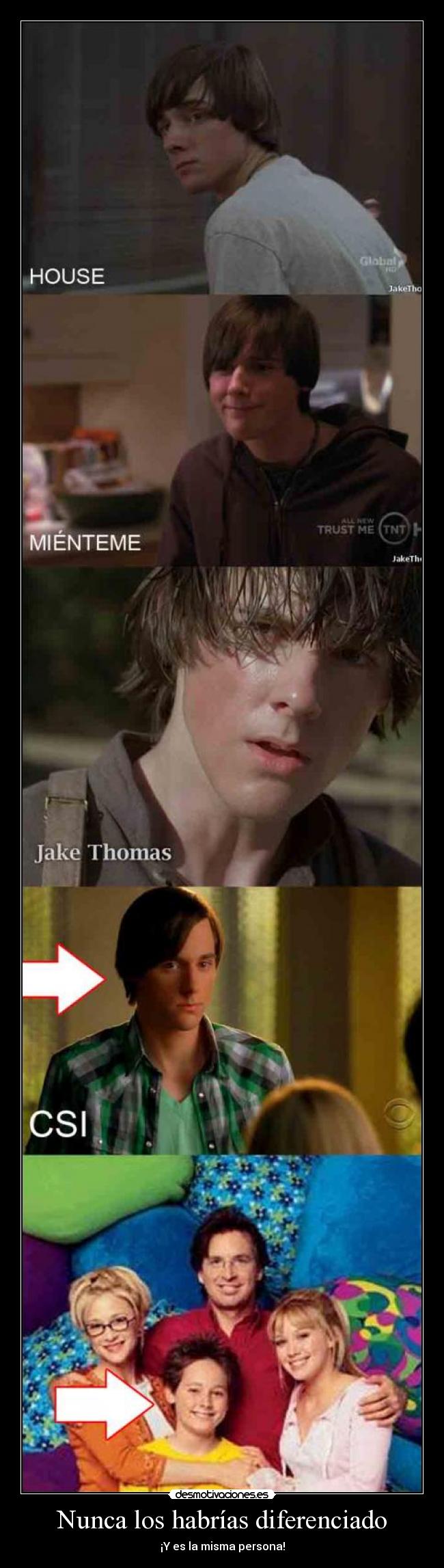 Nunca los habrías diferenciado - ¡Y es la misma persona!