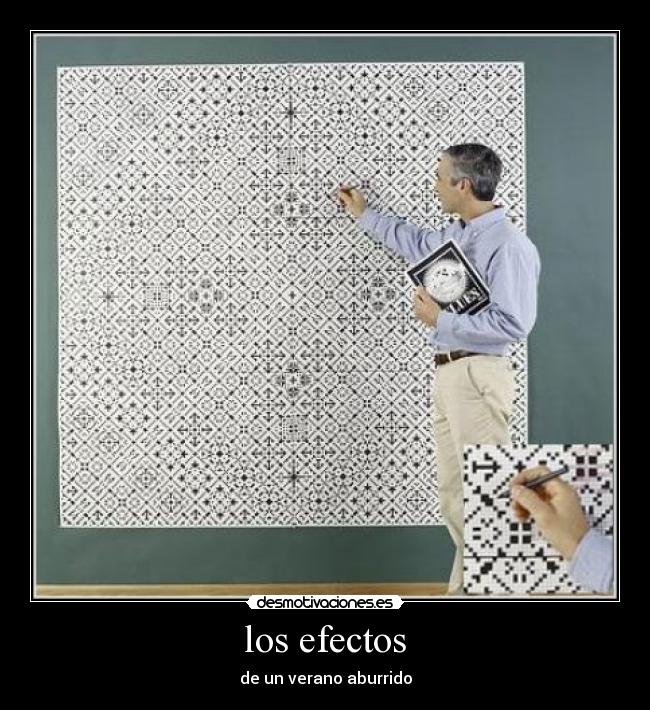 carteles los efectos desmotivaciones