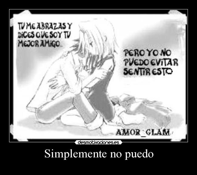 Simplemente no puedo - 