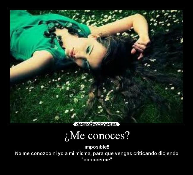 ¿Me conoces? - 