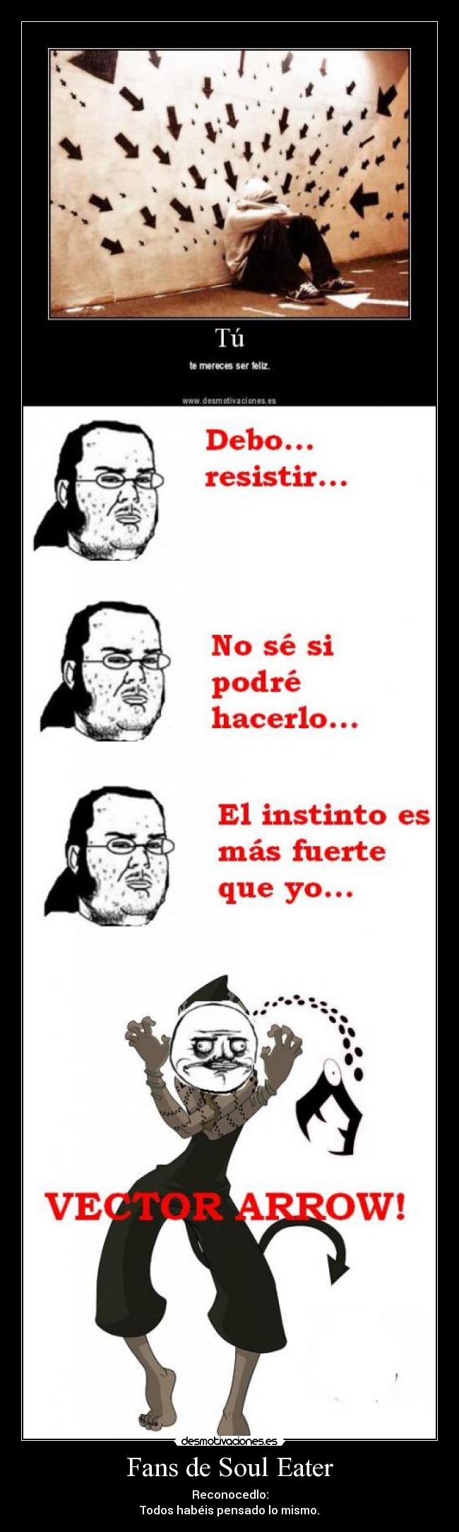carteles medusa soul eater friki vector arrow desmotivaciones