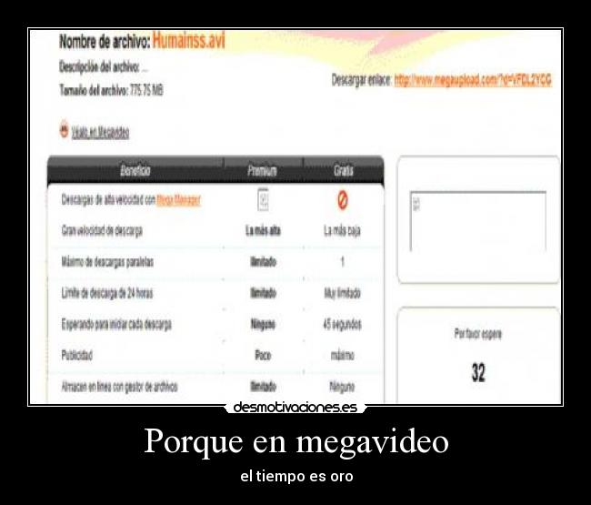 Porque en megavideo -