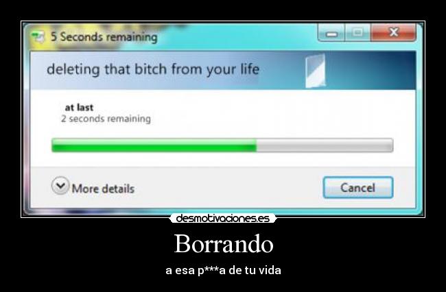 Borrando -