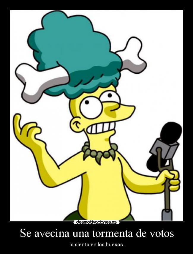 Se avecina una tormenta de votos -