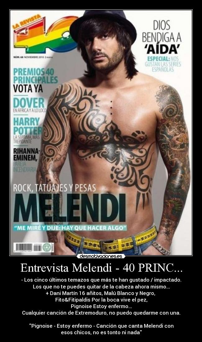 Entrevista Melendi - 40 PRINC... -