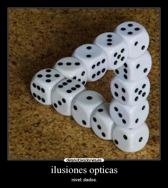 ilusiones opticas - nivel: dados.
