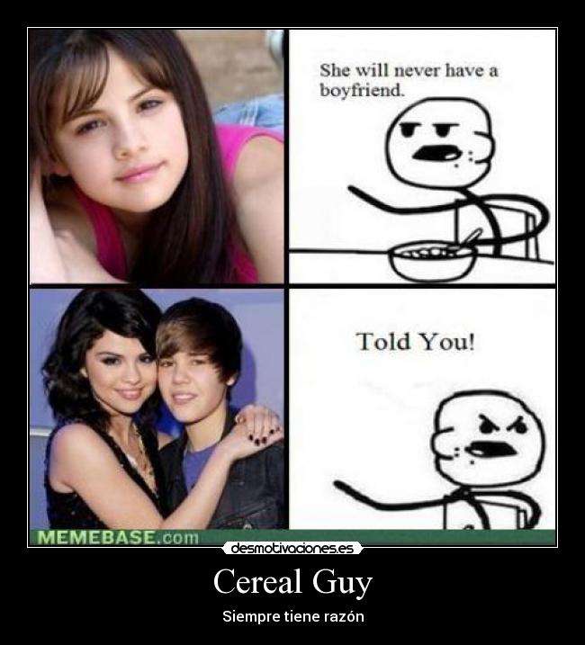 Cereal Guy - Siempre tiene razón