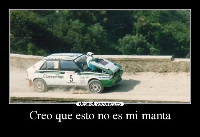 Creo que esto no es mi manta - 