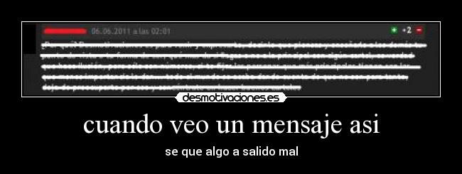 cuando veo un mensaje asi - se que algo a salido mal