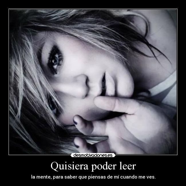 Quisiera poder leer -