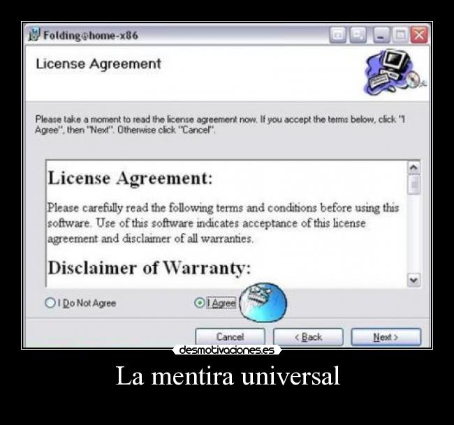 La mentira universal -