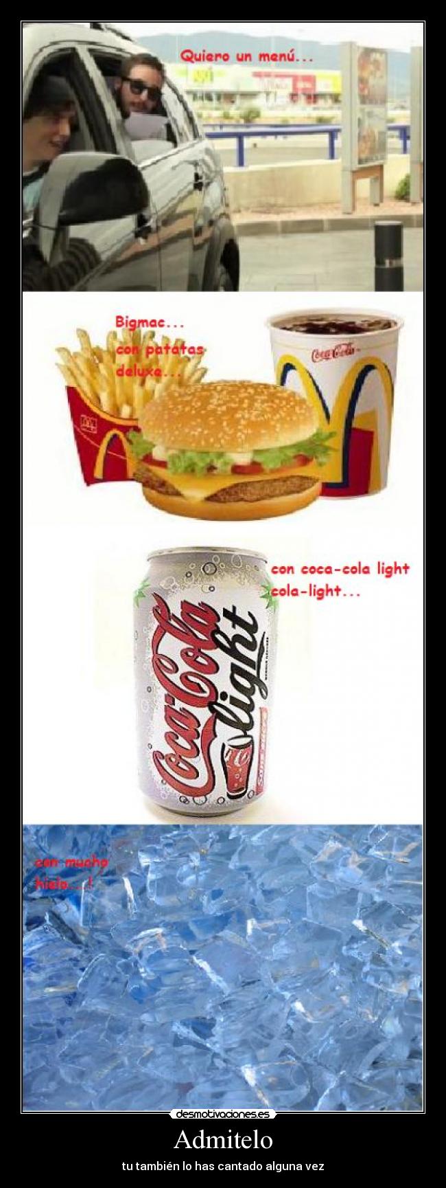 Admitelo - tu también lo has cantado alguna vez