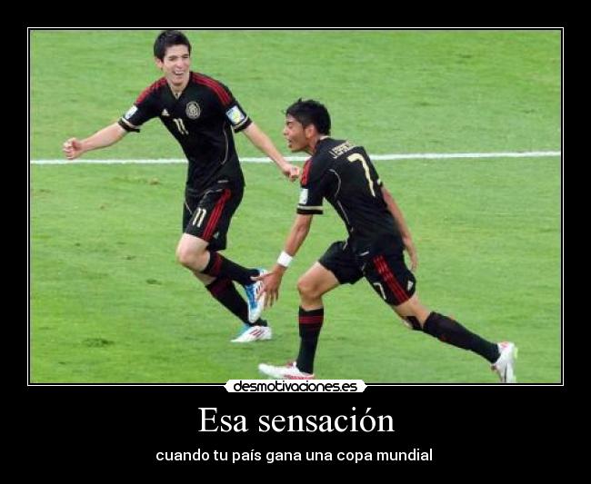Esa sensación - cuando tu país gana una copa mundial