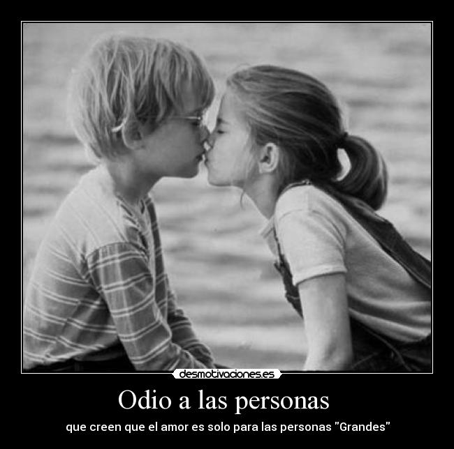 Odio a las personas -