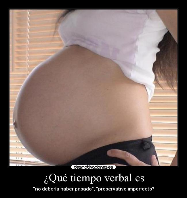 ¿Qué tiempo verbal es -