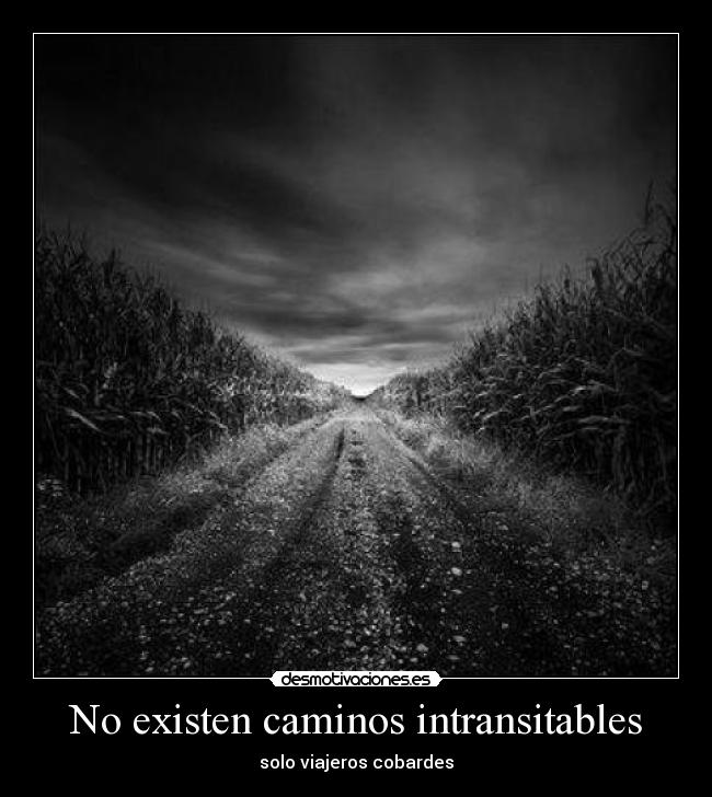 carteles camino desmotivaciones