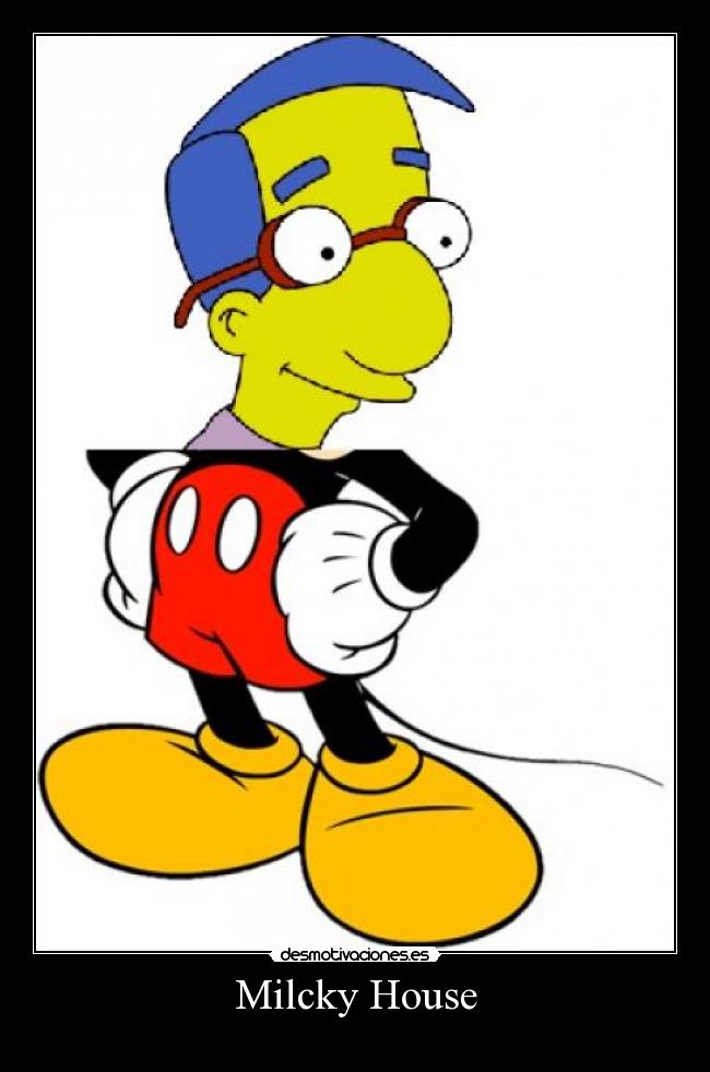 carteles micky mouse milhouse desmotivaciones