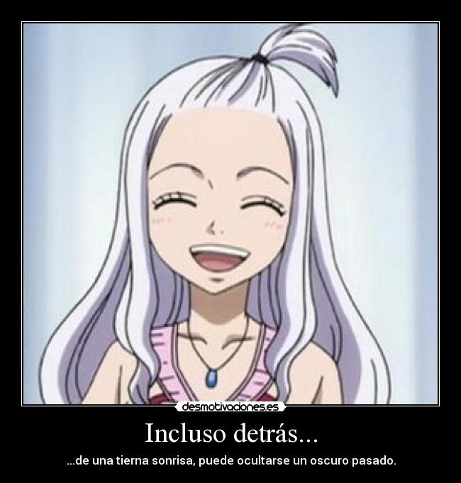 Incluso detrás... - ...de una tierna sonrisa, puede ocultarse un oscuro pasado.