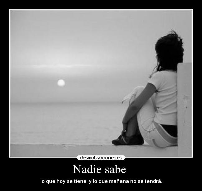 Nadie sabe -