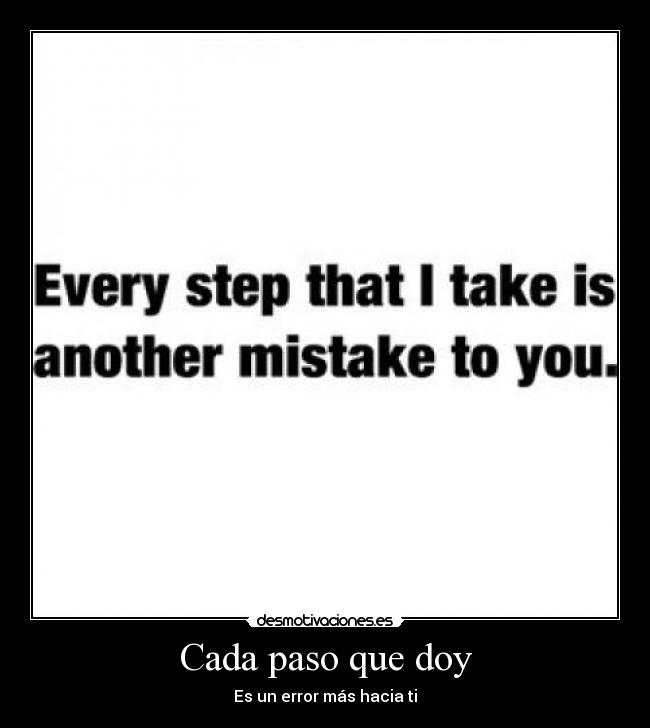 Cada paso que doy - 