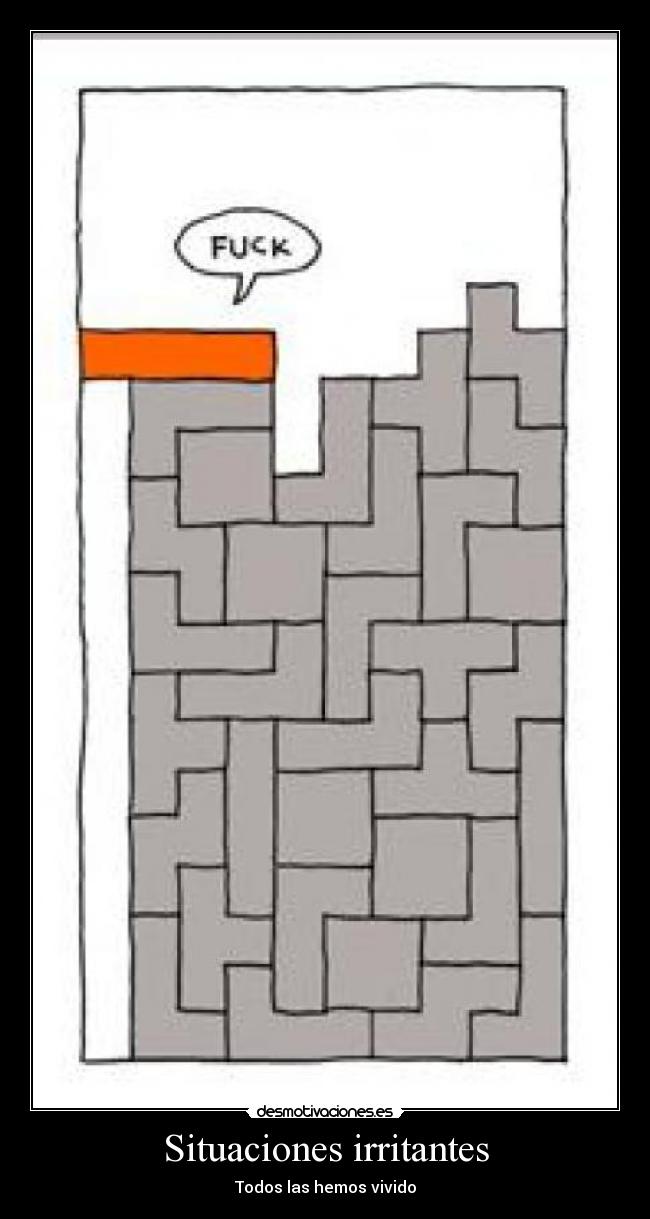 Situaciones irritantes - 