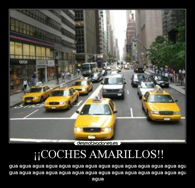 ¡¡COCHES AMARILLOS!! -