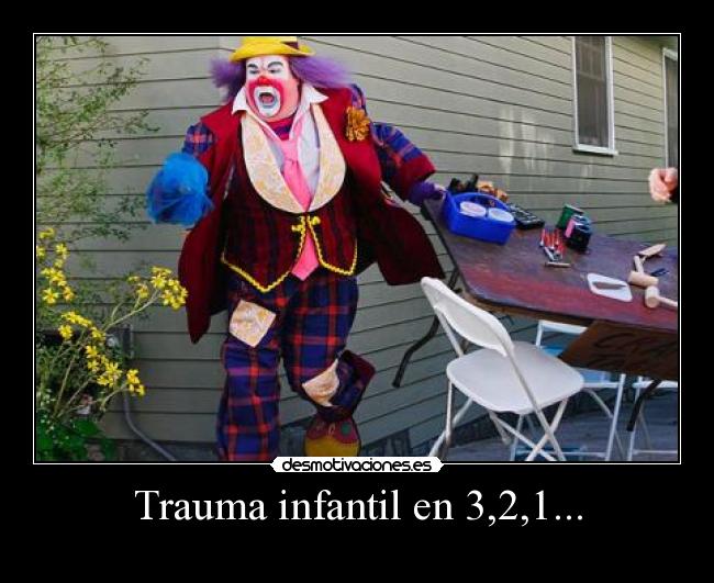 carteles payaso desmotivaciones