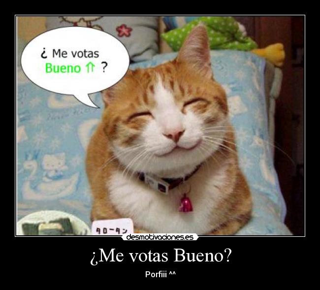 ¿Me votas Bueno? - Porfiii ^^