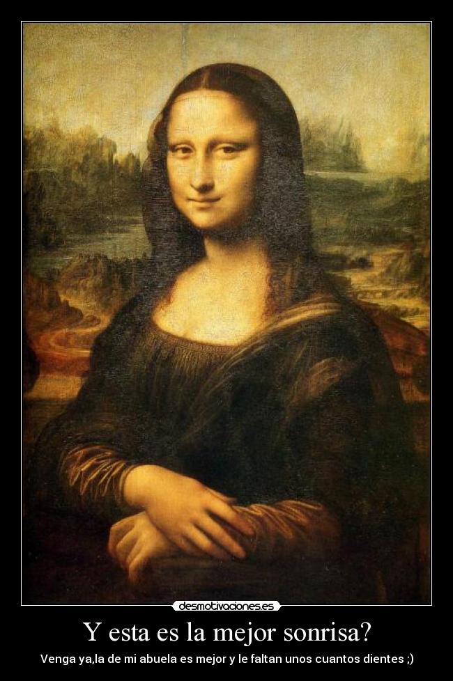 Y esta es la mejor sonrisa? - 