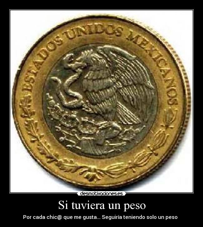 Si tuviera un peso -