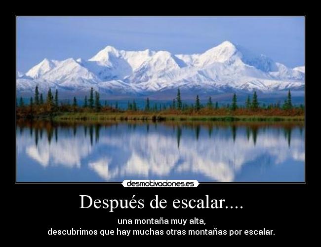 carteles escalar desmotivaciones