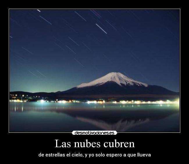 Las nubes cubren -