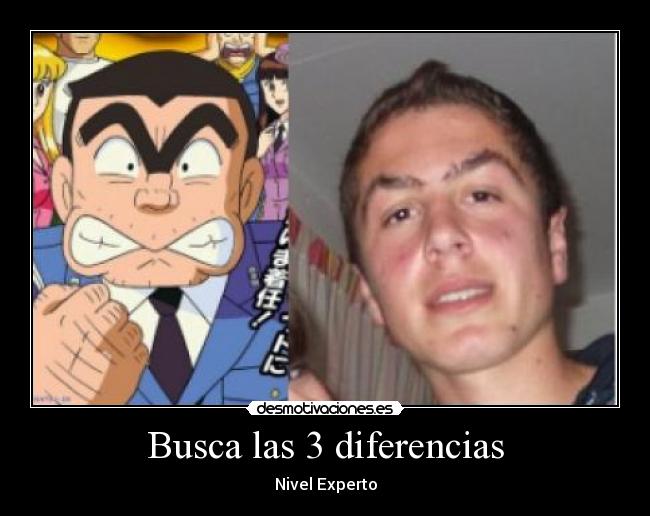 Busca las 3 diferencias -