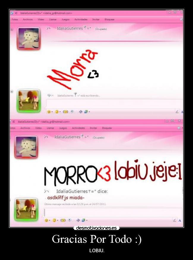 Gracias Por Todo :) - LOBIU.