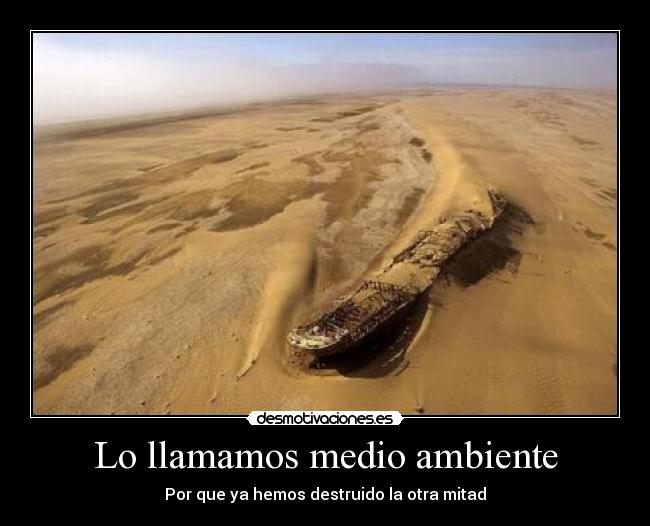 Lo llamamos medio ambiente - Por que ya hemos destruido la otra mitad