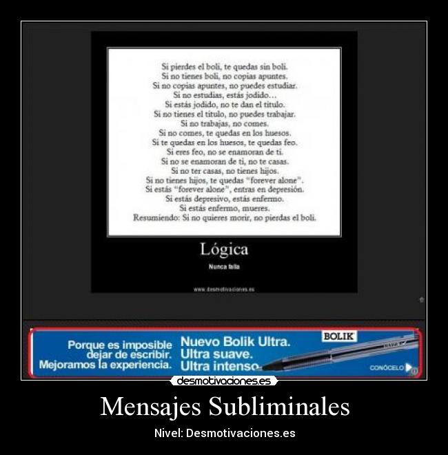 Mensajes Subliminales - 