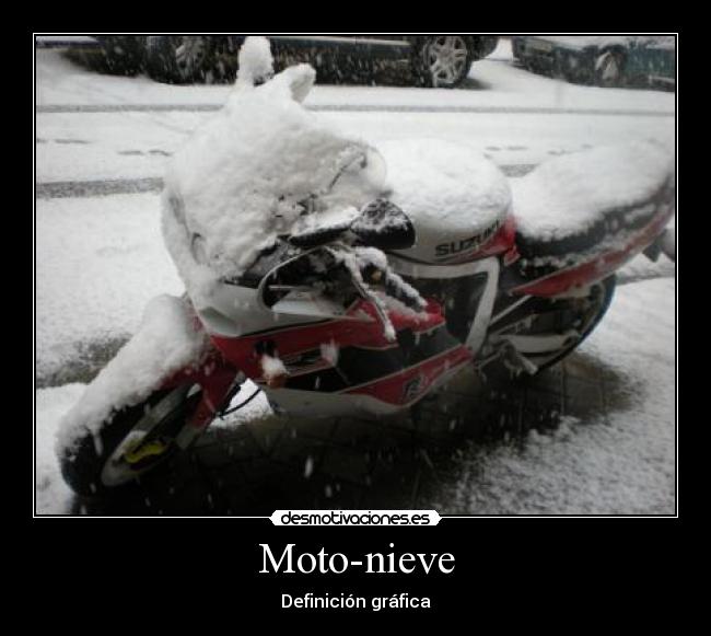 Moto-nieve - Definición gráfica