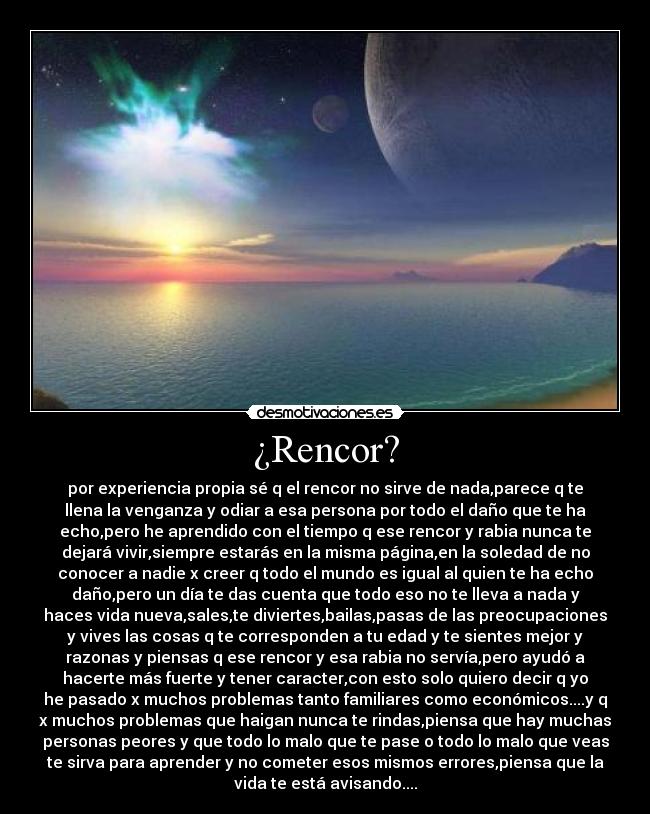 ¿Rencor? - 