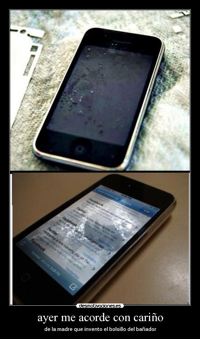 ayer me acorde con cariño - de la madre que invento el bolsillo del bañador