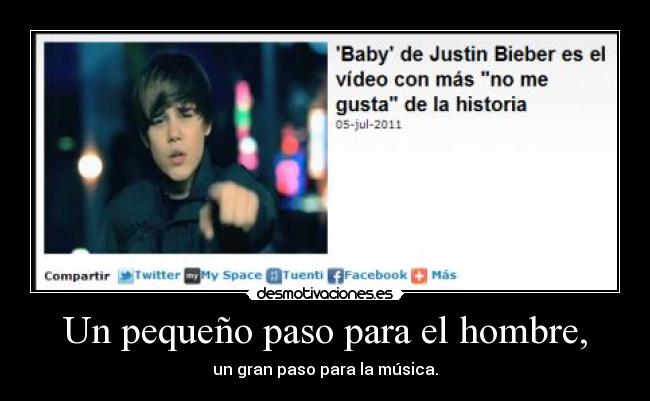 Un pequeño paso para el hombre, - un gran paso para la música.