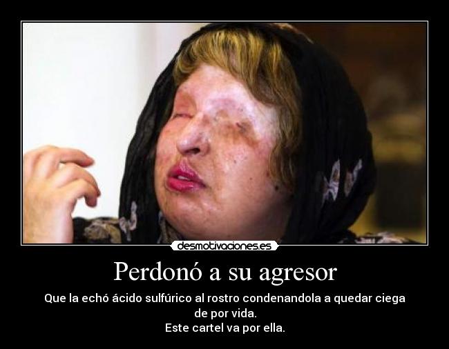 Perdonó a su agresor -