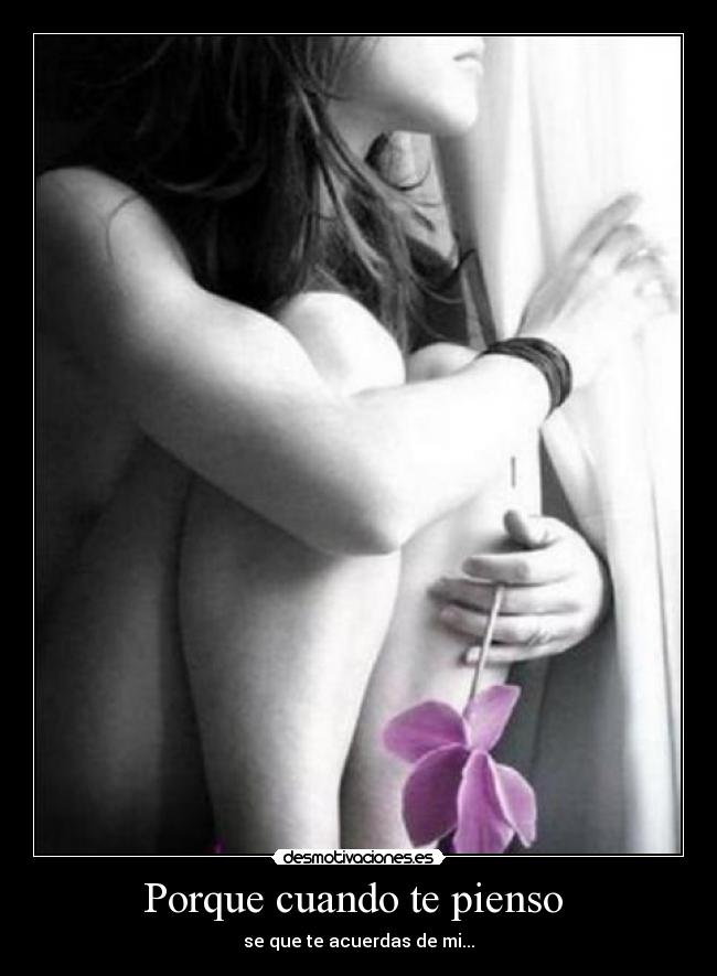 Porque cuando te pienso -