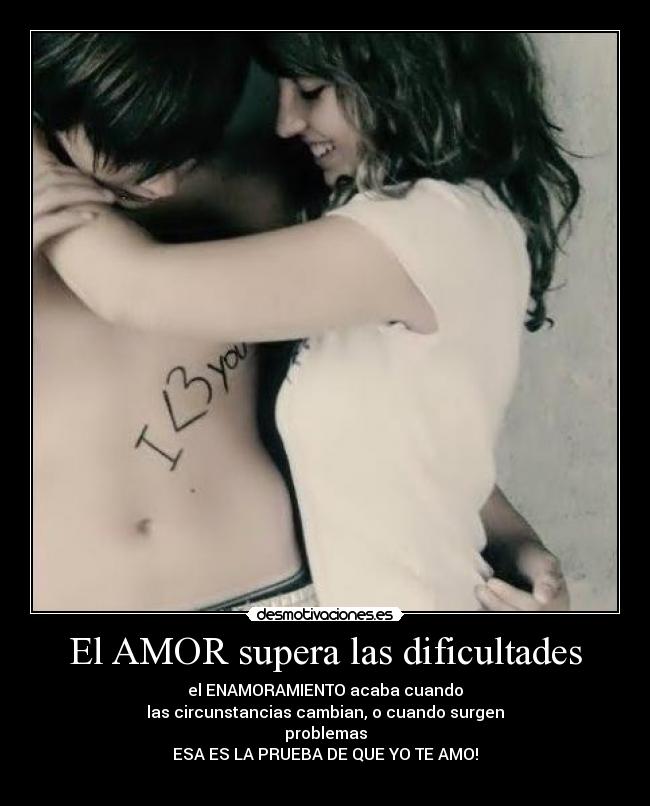 El AMOR supera las dificultades - 